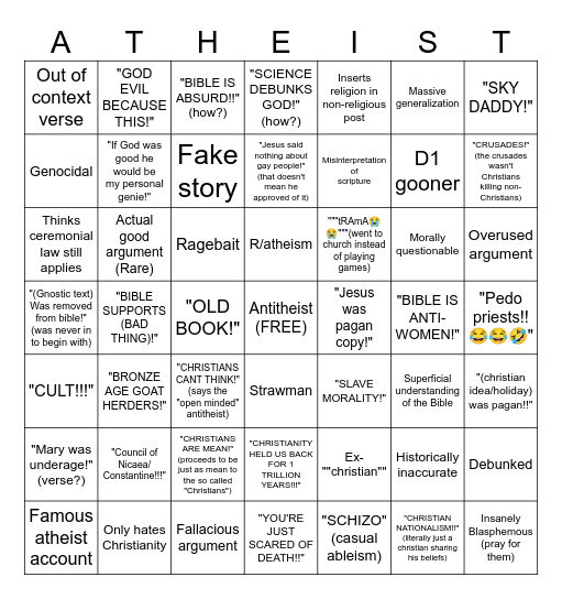 Cheesecake Bingo V2 Bingo Card