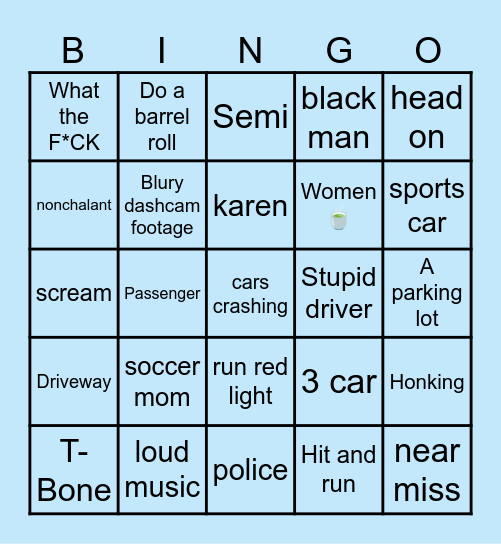 Bedroom Bingo Card