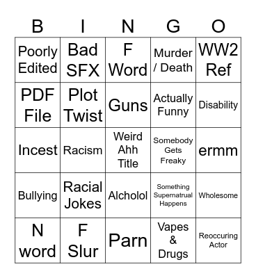 Tomorrows Teachings BINGO Card