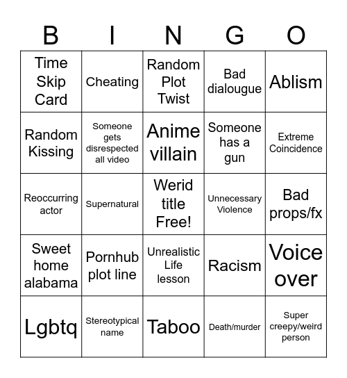 Tomorrow's teaching Bingo Card