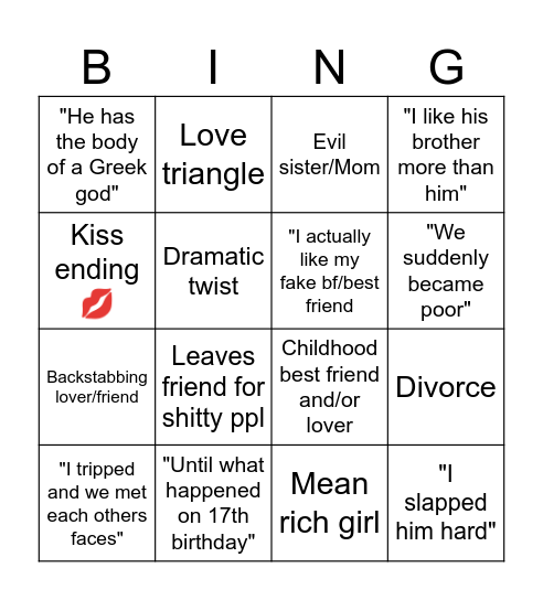 Msa Bingo Card