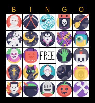 Halloween Bingo Card