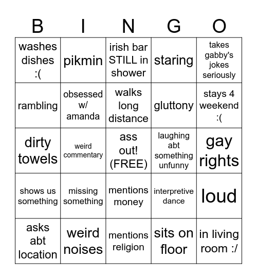 bailey week 2 Bingo Card
