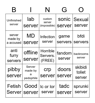 Electron Bingo. Bingo Card