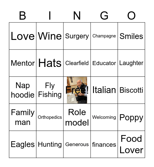 A Poppy Christmas Bingo Card