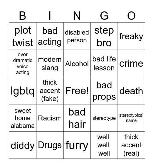 Tommorows Teaching Bingo Card