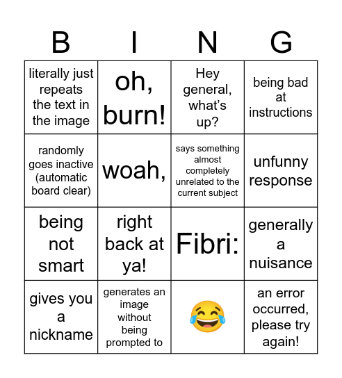 Floyd Bingo Card
