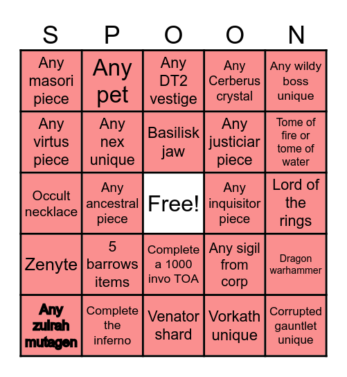 Nos Bingo -C63 Bingo Card