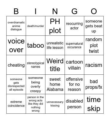 Tomorrows teachings bingo board Bingo Card