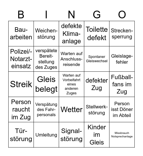 Das große                Bullshit Bingo 2024 Bingo Card