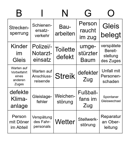 Das große                Bullshit Bingo 2024 Bingo Card