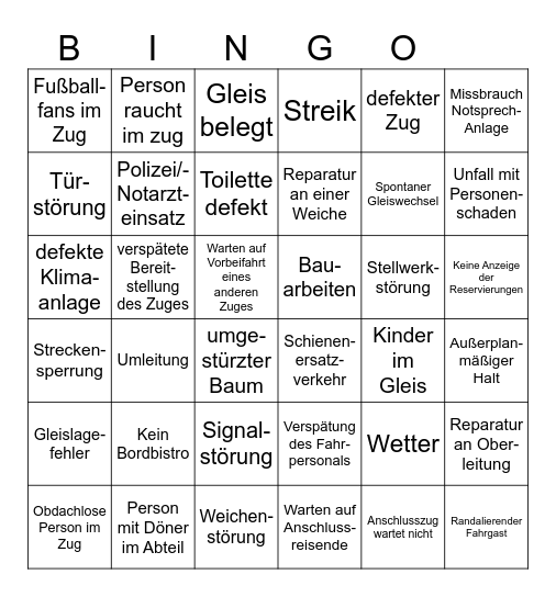 Das große                Bullshit Bingo 2024 Bingo Card