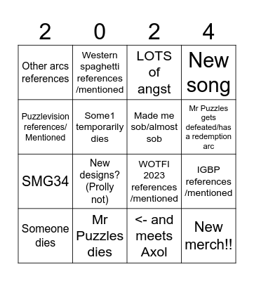 WOTFI 2024 BINGO Card
