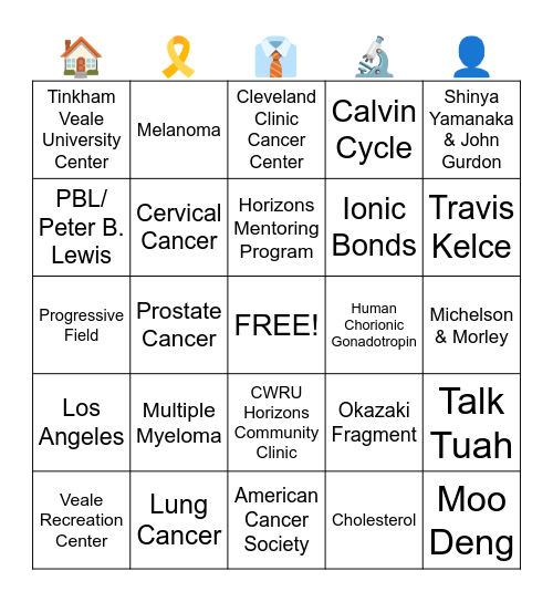 CCI Bingo w/ a Twist Bingo Card