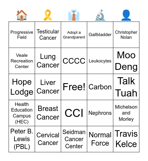 CCI Bingo with a Twist Bingo Card