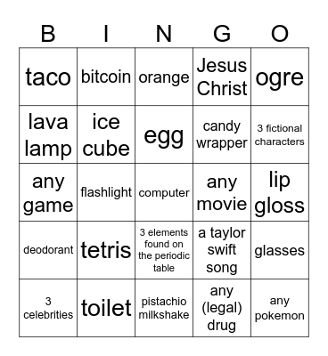 Infinite Craft bingoz Bingo Card