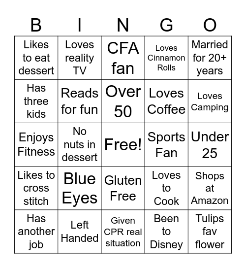 CDO Teacher Hunt Bingo Card