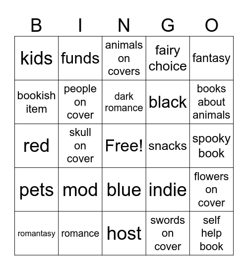 feral Smingo Bingo Card