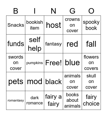 Feral Smingo Bingo Card