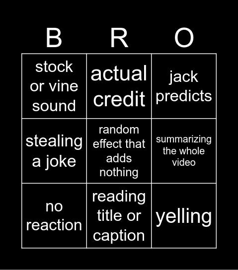 SSSNIPERWOLF Bingo Card