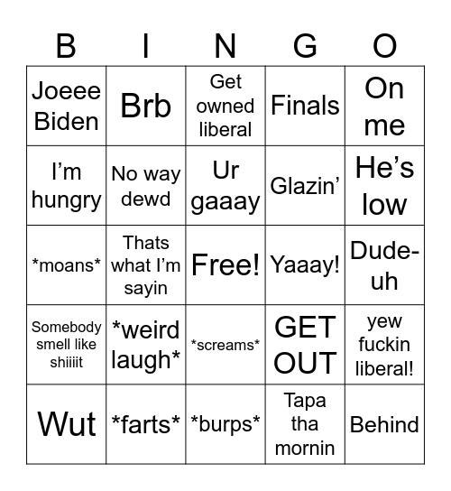 Matt playing games Bingo Card