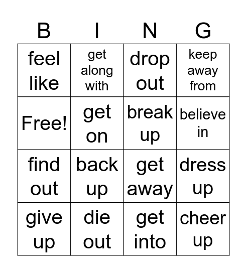 PV review 1-18 Bingo Card