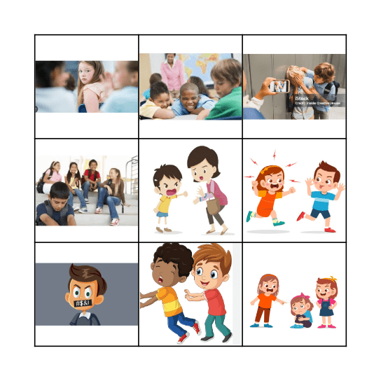 Bingo Violența Bingo Card