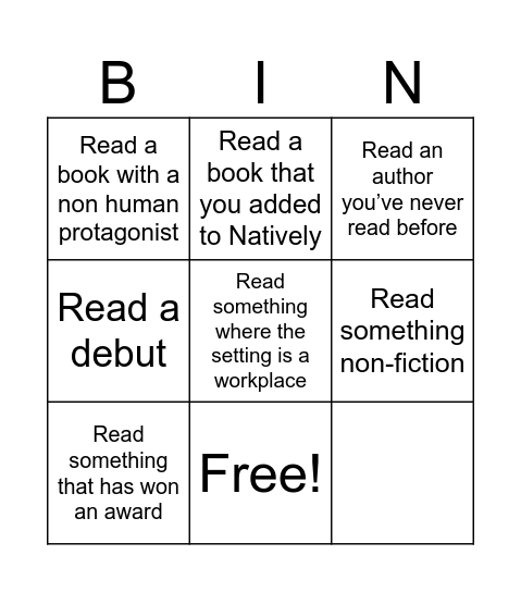 CatDQ’s 2025 Read in Japanese Bingo Card