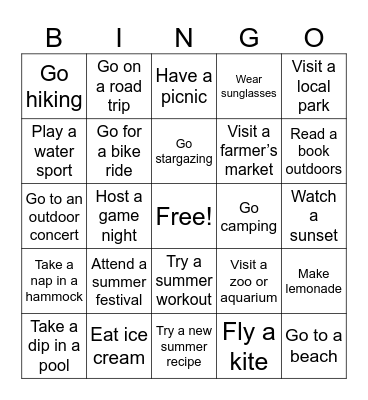 CST BINGO Card