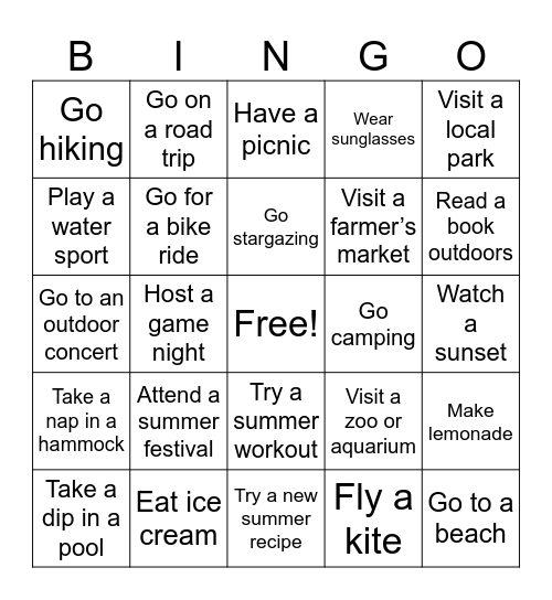 CST BINGO Card