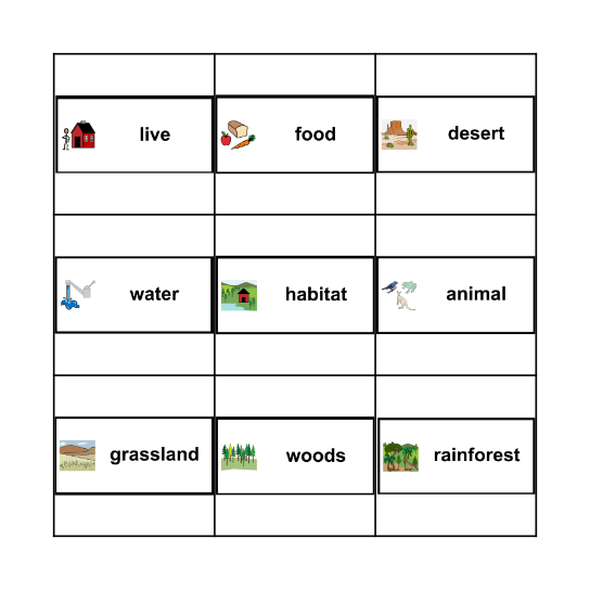 Unit 12 Bingo Card