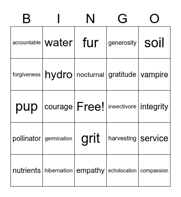 EAGLE TIME - GLENN Bingo Card