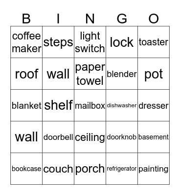Basic 3 Mega Bingo Card