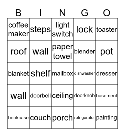 Basic 3 Mega Bingo Card