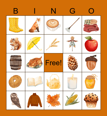 SCHF October Bingo 2 Bingo Card