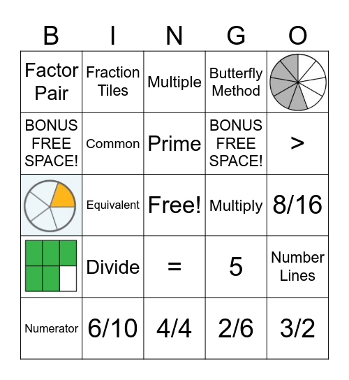 Math 2.3.1 LIVE Bingo Card