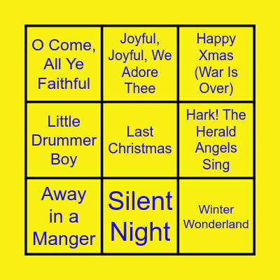 Vinter Bingo Card