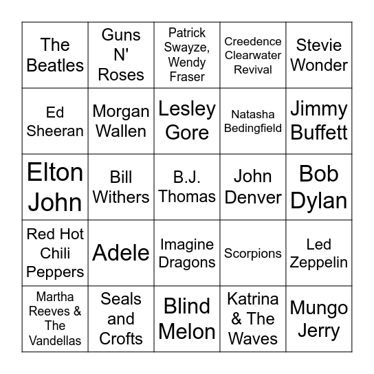 Game1 Bingo Card