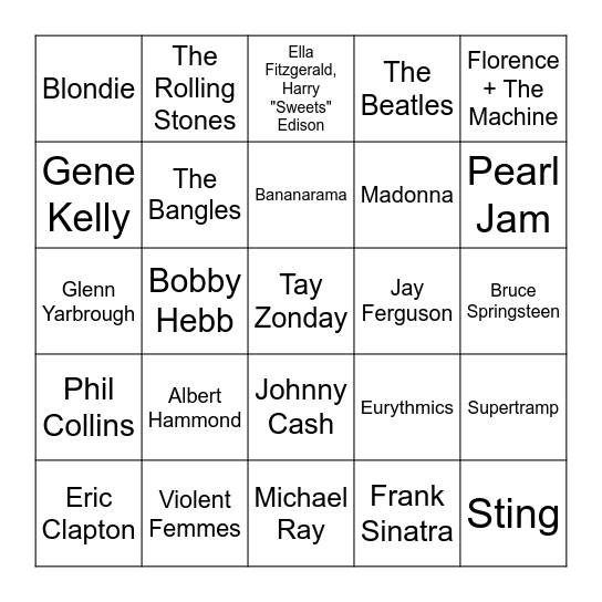 Game2 Bingo Card