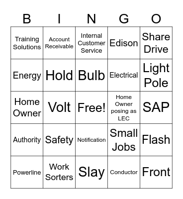 Customer Service Week- 2024 Bingo Card