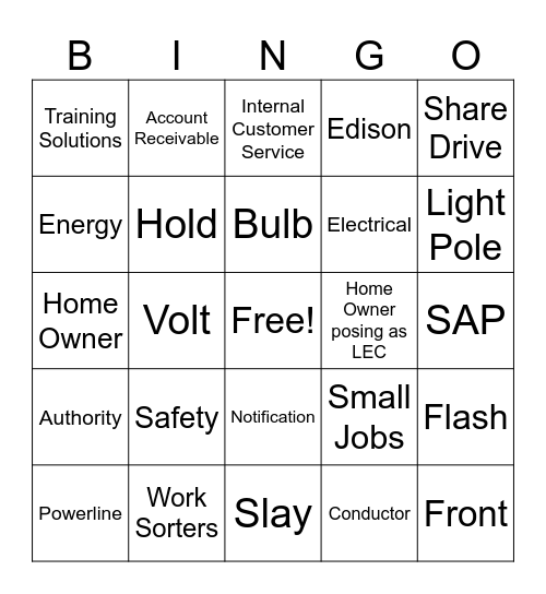 Customer Service Week- 2024 Bingo Card