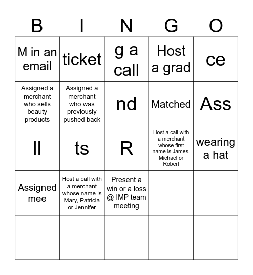nbn Bingo Card