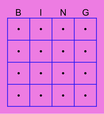 Above and Beyond - CS Week 2024 Bingo Card