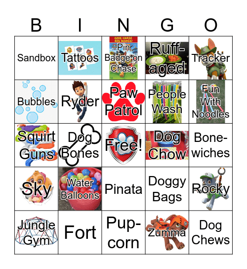 Happy Birthday Tyler Bingo Card