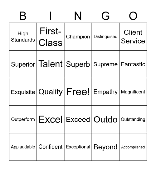 2024 CS WEEK BINGO Card