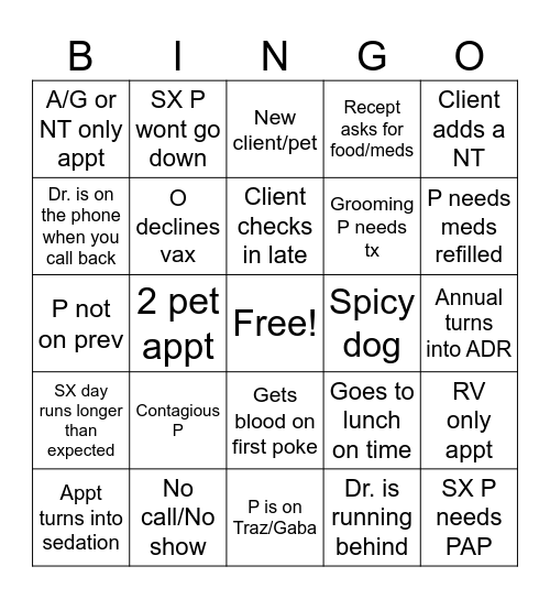 TECH BINGO Card