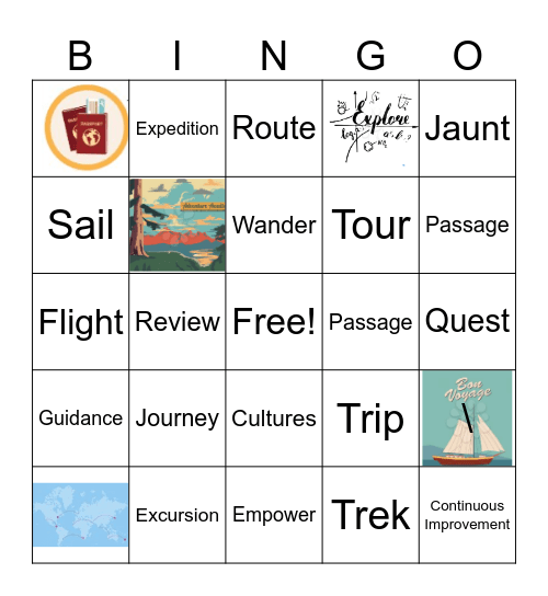 Metric Journey Bingo Card