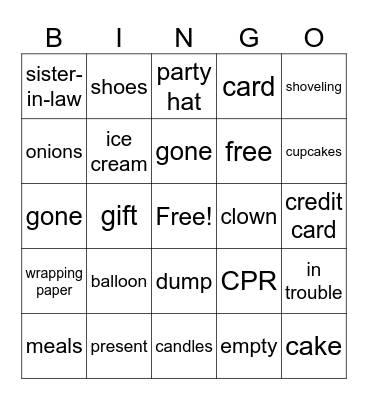 Units 1 and 2 Bingo Card