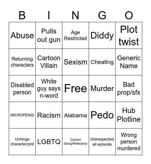 Tomorrow’s Teachings Bingo Card Bingo Card