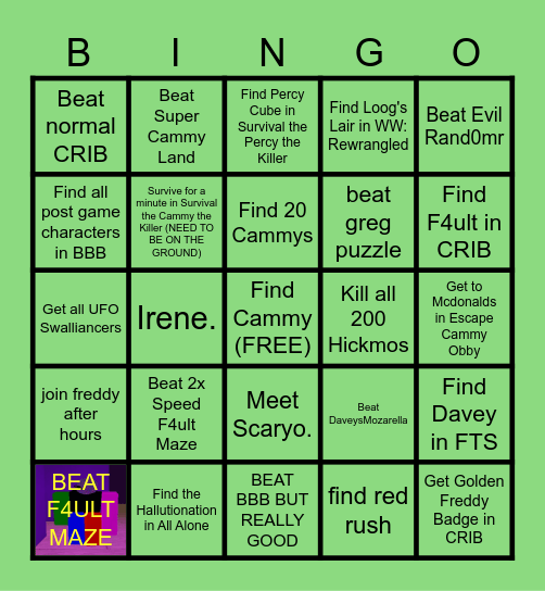 SWALLIANCE BINGO Card